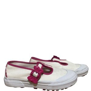 Vans Barbie 721278 DX Shoe Pink White MJ Buckle Shoes Women's Sz 10